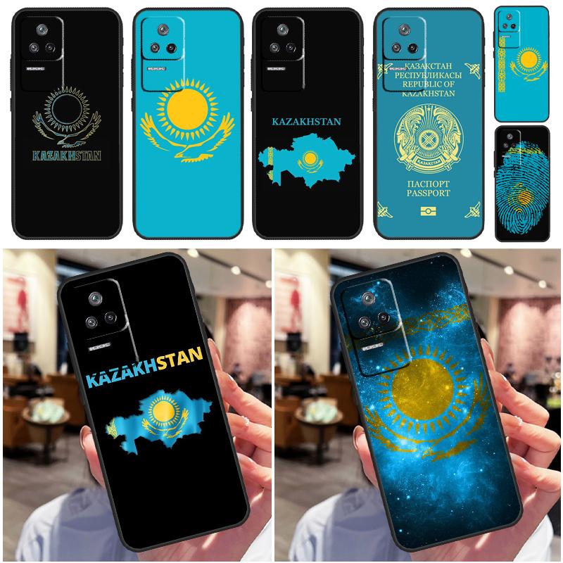 Чехол с флагом Казахстана для Xiaomi 14T 11T 12T 13T Pro 13 14 15 Ultra POCO X7 Pro X3 X5 X6 F5 F6 M6 Pro Coque