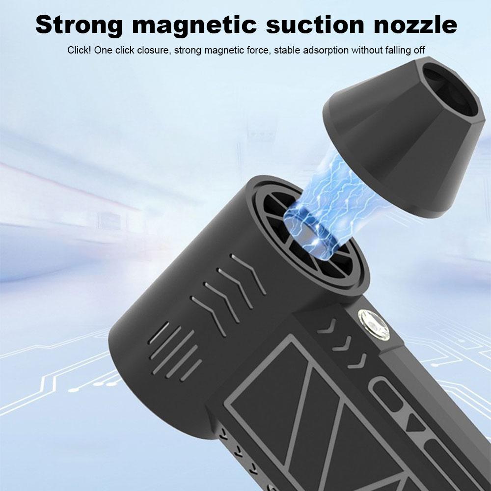 Мини турбореактивный вентилятор 130000 об/мин скорость ветра 52 м/с бесщеточный мотор ручной канальный вентилятор высокопроизводительный циклонный турбоэлектрический воздуходув