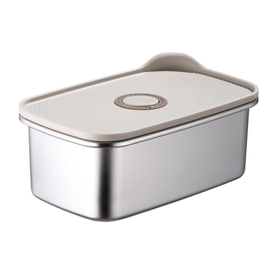 Удобное герметичное уплотнение сохраняет свежесть, нержавеющий контейнер для пищевых продуктов из нержавеющей стали, кухонные аксессуары, коробка для консервирования пищевых продуктов
