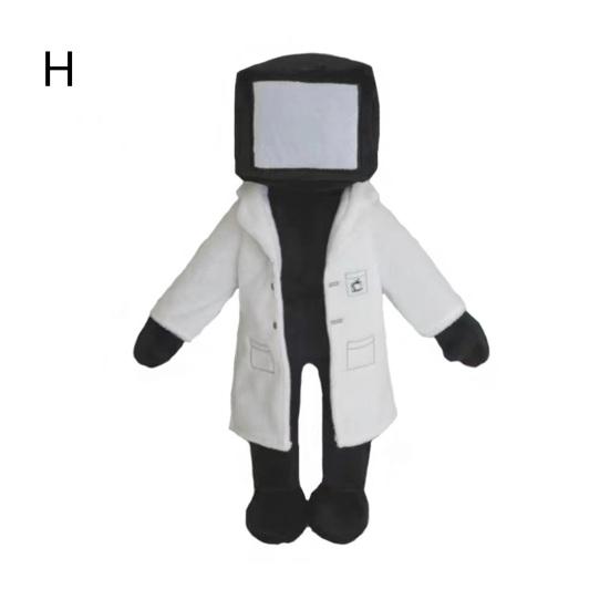 Телевизор Человек Плюшевая Игрушка ПП Хлопок Полностью Наполненный Спикер Мягкая Плюшевая Кукла Коллекционные Подарки для Детей Вентиляторы Украшения Хэллоуина Рождественский День Рождения