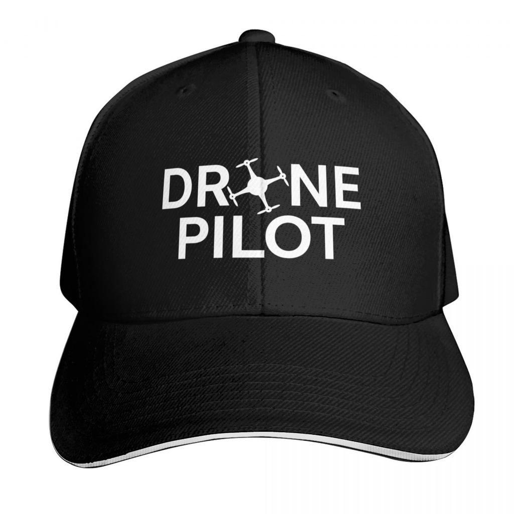 Drone Pilot Baseball Cap Contrast Two Tone Brim Snapback Flat Bill Strapback Dad Hat