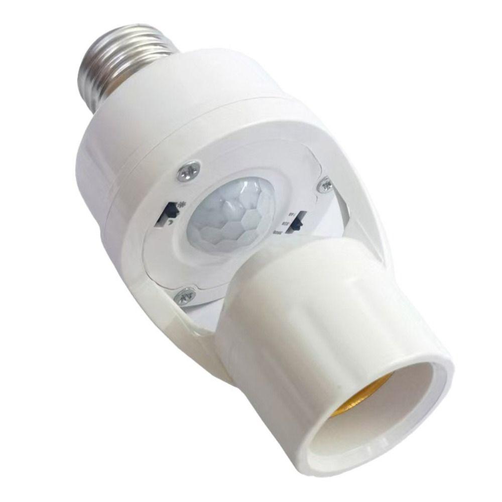 Motion Sensor Smart Light Bulb Holder E27 Socket E27 Adapter for E27 Bulbs Basement Lighting
