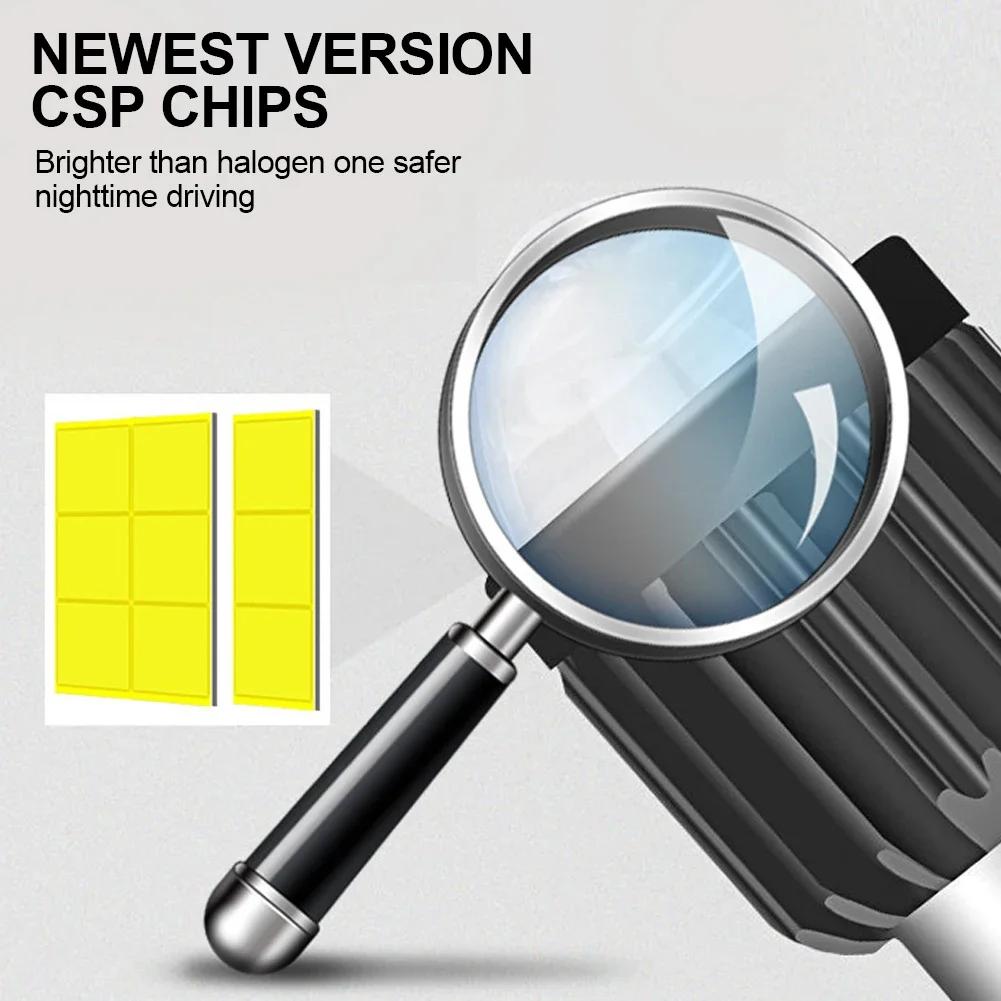 1 шт. Мини Дневной Ходовой Огонь Прожектор Водонепроницаемый Hi&low для Мотоцикла H4 Мотоциклетная Фара Универсальная 9В-80В 2000Лм