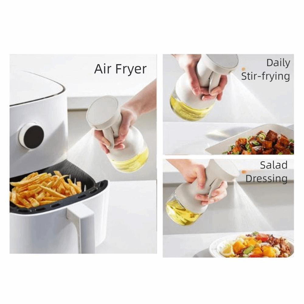280/450ml Atomized Oil Spray Press Cooking Spray Bottle Practical Oil Dispenser BBQ