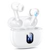 ZZU Bluetooth Wireless 48 Hours Deep LED IPX7 Instant Bluetooth Fast Compatible with and Perfect for and Web Conferencing Earbuds, Playtime, Bass,