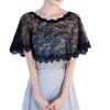Ажурные накидки с вырезами Ретро Поддельный воротник Легкая кружевная шаль Пончо Пляжные