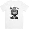 Radiohead Music Fit for Men & Women Quality Cotton T-Shirt White.