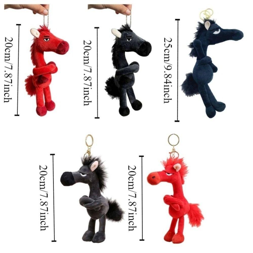 Плюшевая игрушка лошадь в фэнтезийном стиле Мультяшная реалистичная плюшевая кукла пони Подарок на день рождения