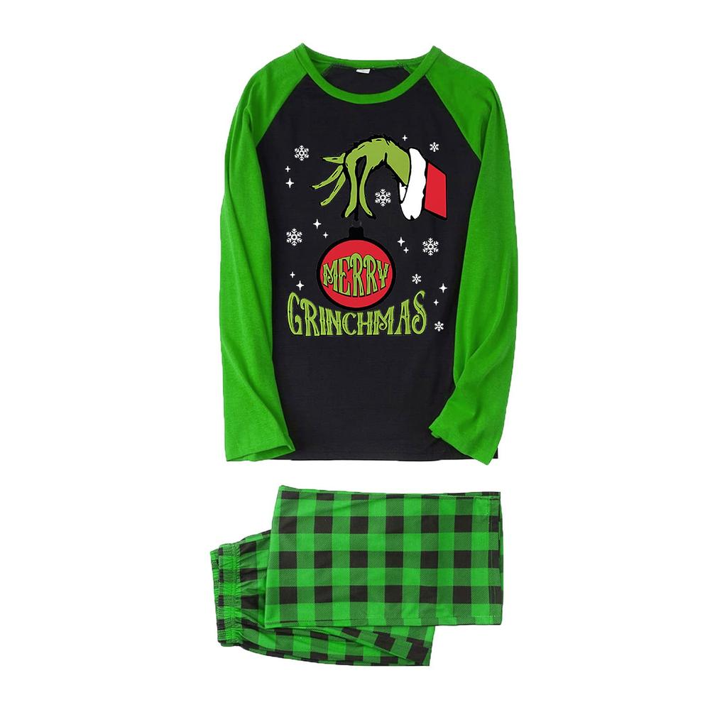 Комплект из топа и брюк с рождественскими принтами для всей семьи Одинаковые комплекты для всей семьи