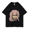 Summer Unisex Women Cotton T-Shirt Rapper Young Thug Slime Tops Tees Unisex Fashion Trend Short Sleeve Clothing Harajuku Streetwear