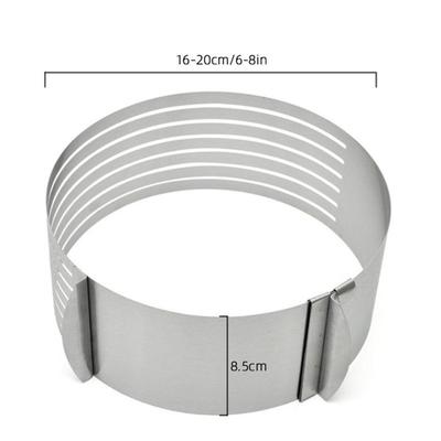 Круглый хлеб, резак для торта, стальной торт, мусс, форма для выпечки, кольцо, регулируемый инструмент, форма