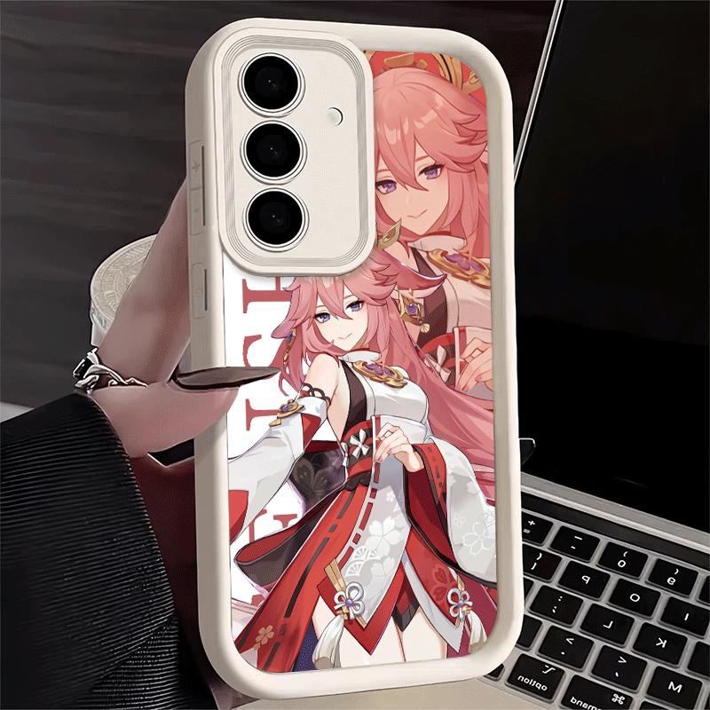 Phone Case for Samsung Galaxy S26 S25 Ultra S24 FE Genshin Impact Anime Shell S23 Plus S22 + S21 S20 5G Soft Silicone Funda