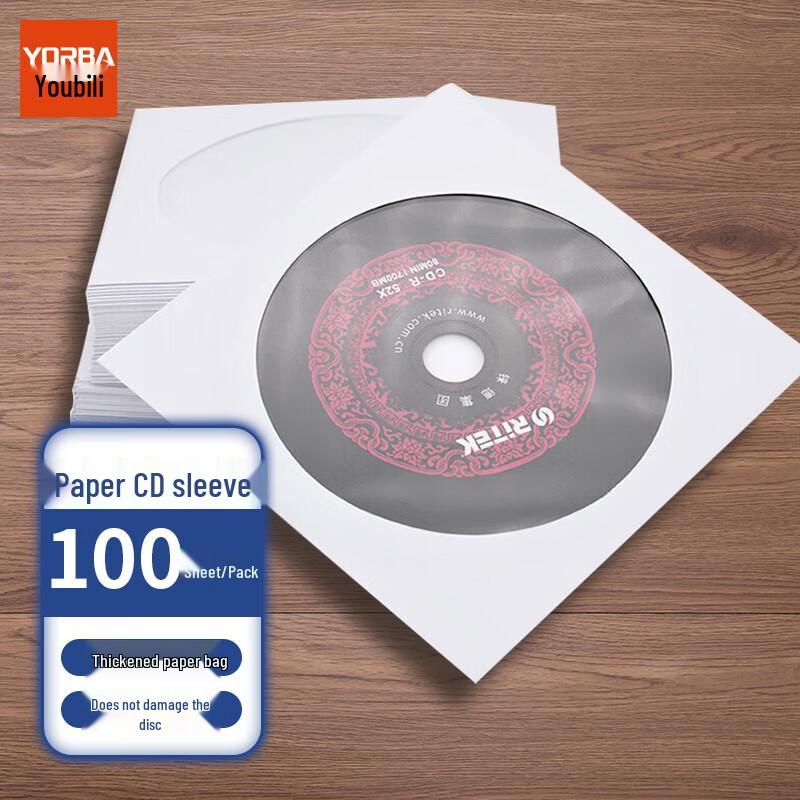 Повсеместные бумажные конверты для хранения CD/DVD