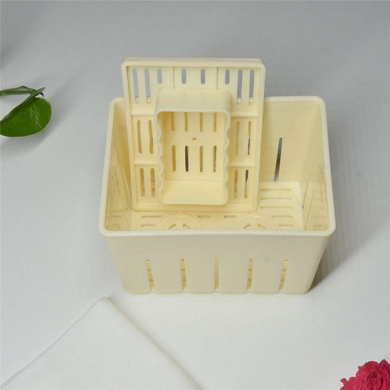 AEE2-2PCS Tofu-Press Mould Food Grade PP DIY Homemade Tofu-Maker Pressing Mold Kit Kitchen Tool Tofu-Box Tofu-Press Mold Kit