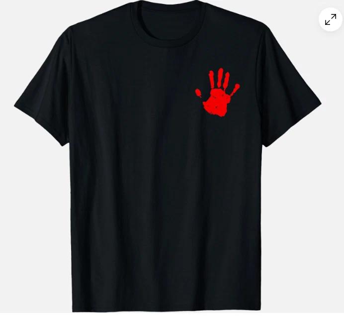 Patriotic Native America Stolen Sisters Red Hand Unisex T-Shirt