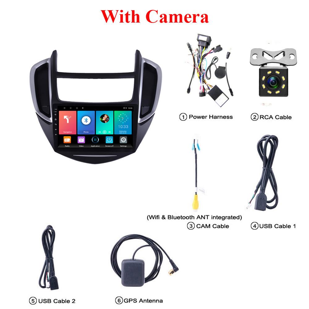 icreative Автомобильный радиоприемник на базе Android, мультимедийный плеер для Chevrolet Trax 2014-2016, стерео GPS-навигация, автомобильное стерео головное устройство Carplay