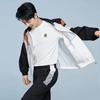 Мужская куртка Li Ning Цвет: Слоновая кость/Черный Артикул: AJDT079-4