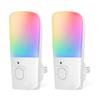 3000K RGB режим изменения цвета 0,5 Вт энергосберегающий светодиодный ночник с датчиком заката и рассвета для лестницы в прихожей