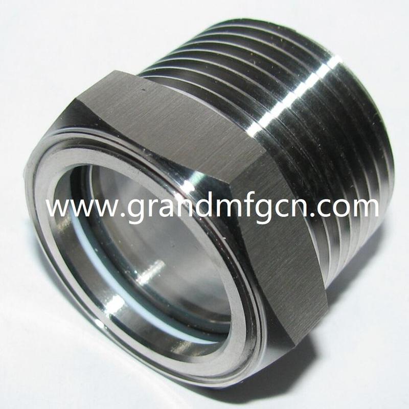 Смотровое стекло для масла из нержавеющей стали 304, 1-1/4"-11.5 NPT, смотровые окна, индикатор уровня для редуктора воздушного компрессора, вакуумного насоса