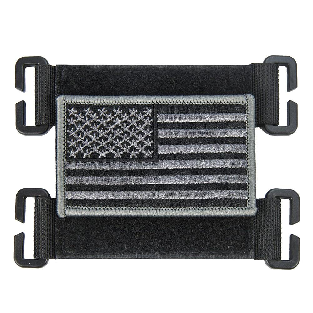 1PC 3IN Morale Badge Self-Adhesive Cloth Storage Base Outdoor Vest Backpack Accessory For MOLLE System