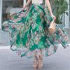 Tooxika Chiffon Skirt, Floral Holiday Style Beach Skirt