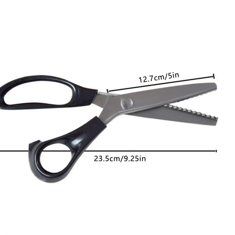 Serrated Edge Zig Zag Scissors Stainless Steel Sewing Shears Pinking Shears Fabric Cutting