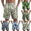 Men's Fashion Printed Strapped Hawaiian Beach Fit Sport Casual Shorts Pants