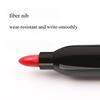 10-12PCs Permanent Marker Pen Fine/Thin & Crude/Twin Nib 1.5mm Waterproof Oil-Based Ink Black Blue Red School Office Supplies