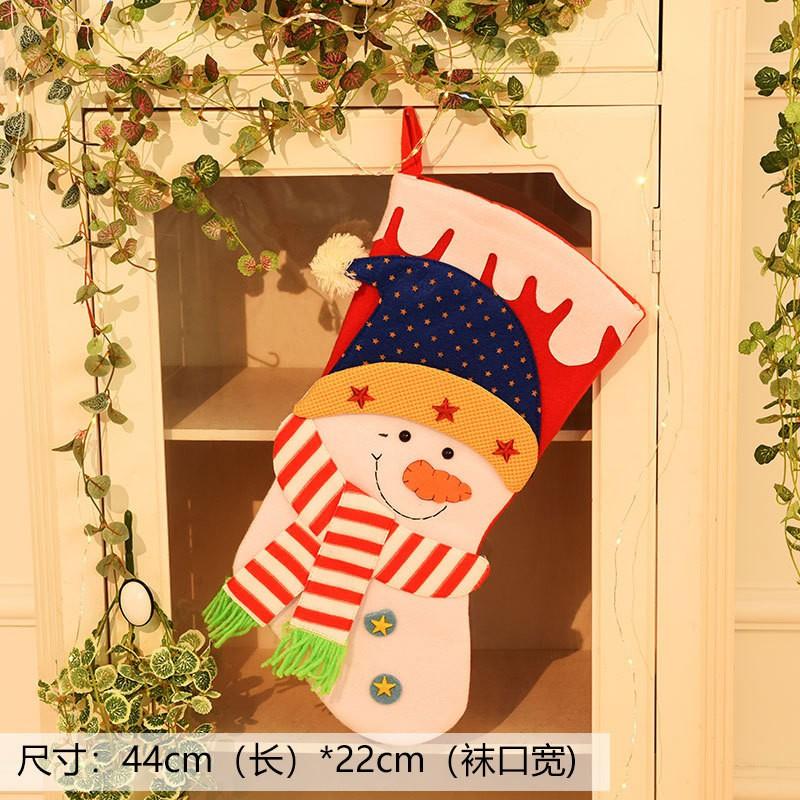 Christmas Stockings Gift Bags Large Small Candy Cartoon Xmas Decorations