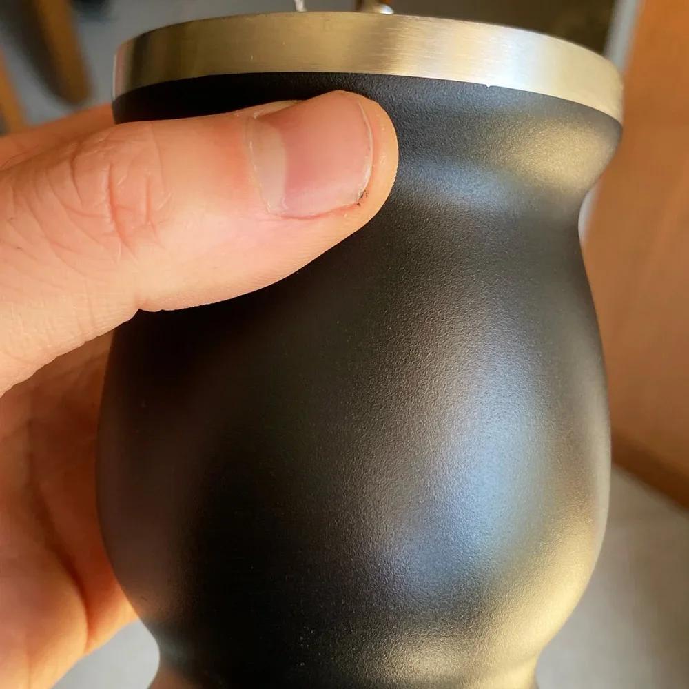 UPORS Yerba Mate Cup 304 из нержавеющей стали с двойными стенками 8 унций Аргентинская тыква Yerba Mate с бомбильями и щеточкой для чистки