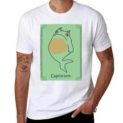 Футболка с лягушкой Козерогом t-shirt персонализированные мужские футболки для мужчин TShirt