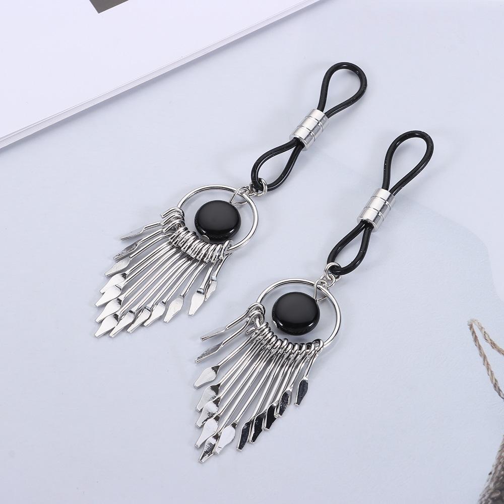 Fake Piercing Faux Nipple Fake Nipple Rings Non Piercing Nipple Rings Nipple Clamp Body Jewelry