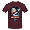 Artemis Ii Mission Patch Launch To The Moon 2026 T Shirts Graphic Y2k Pops Customized Tshirt For Unisex Wounisex Clothes