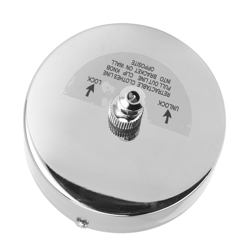 Retractable Clothesline Steel Wire Hole Free Laundry Line Clothes Line for Indoor Outdoor 3.8m /