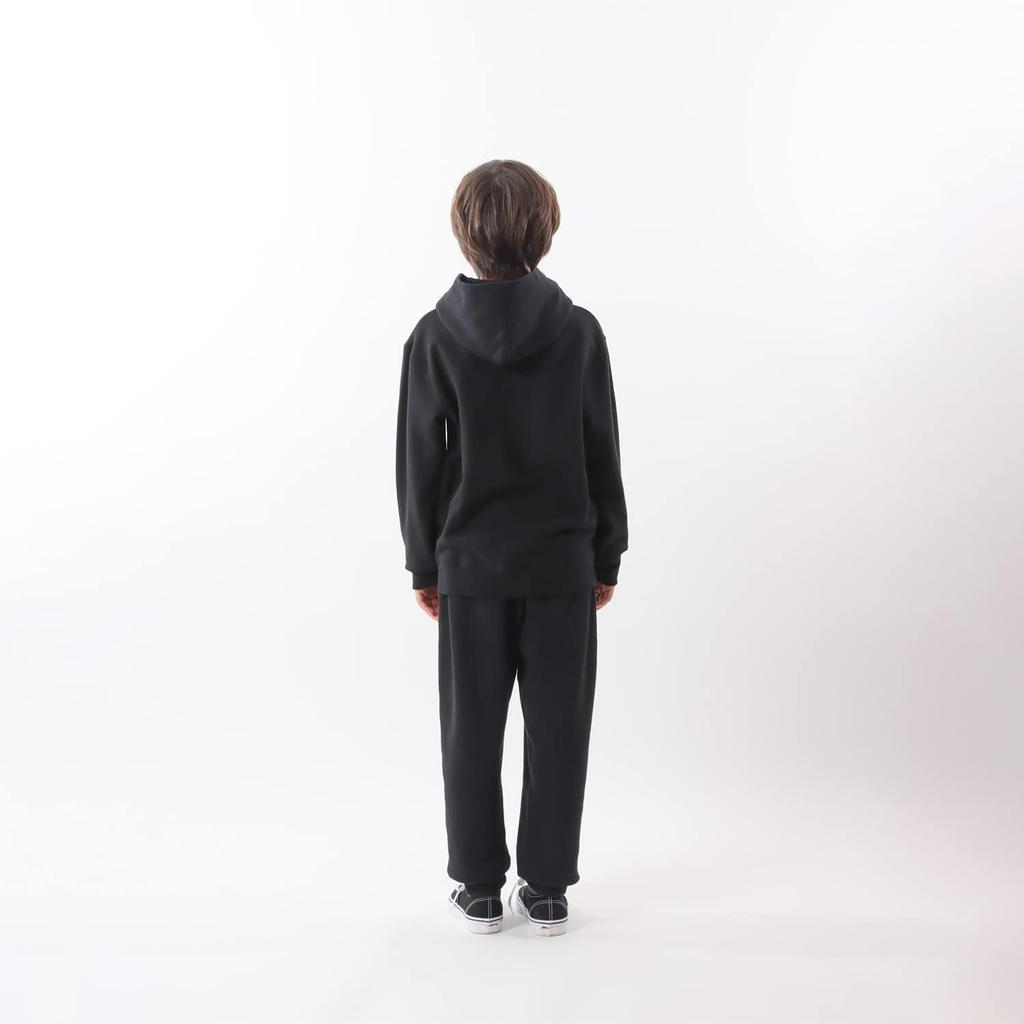 Толстовка детская с длинным рукавом хлопок США One Point вышитый логотип капюшон толстовка базовая черная 160 [Champion] 100% CK-Y101/CK-Y101Z/CK-T101