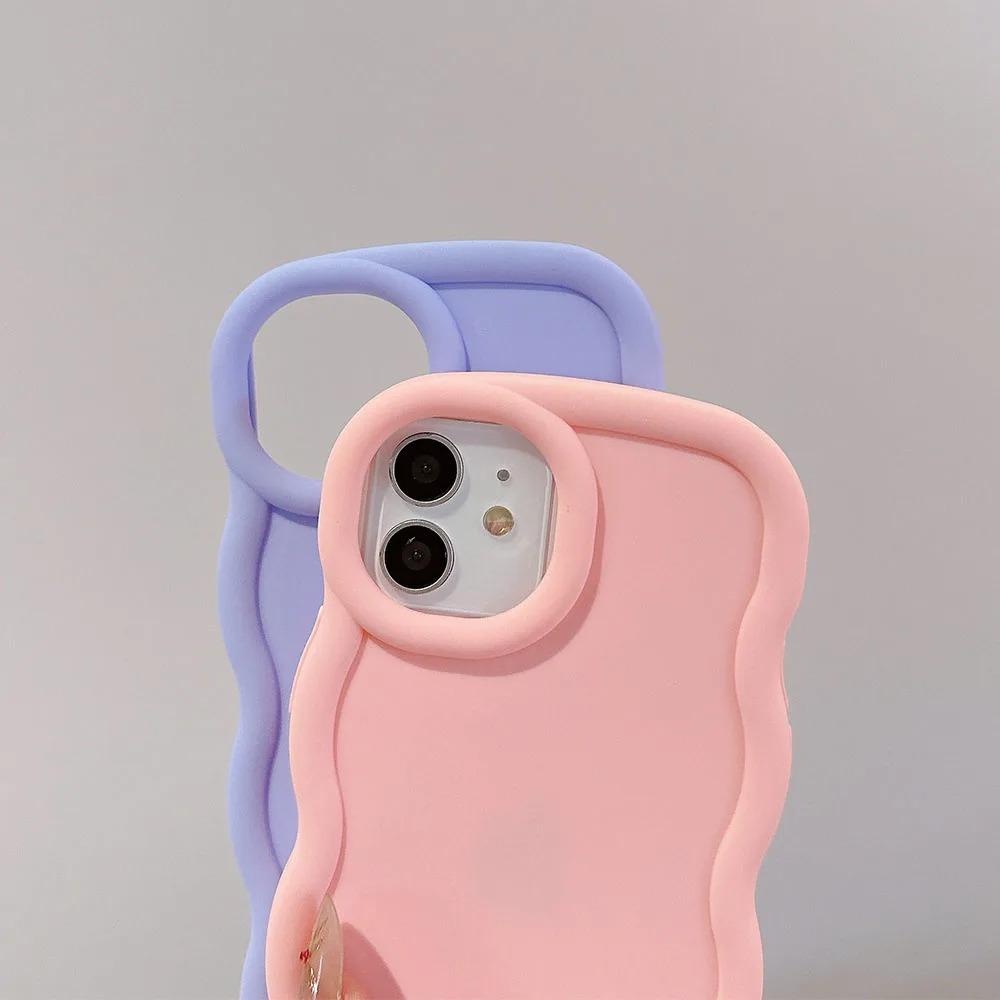 Однотонный чехол Macaron для телефона Samsung Xiaomi Poco Redmi Huawei Honor, мягкий противоударный защитный чехол из силикона TPU