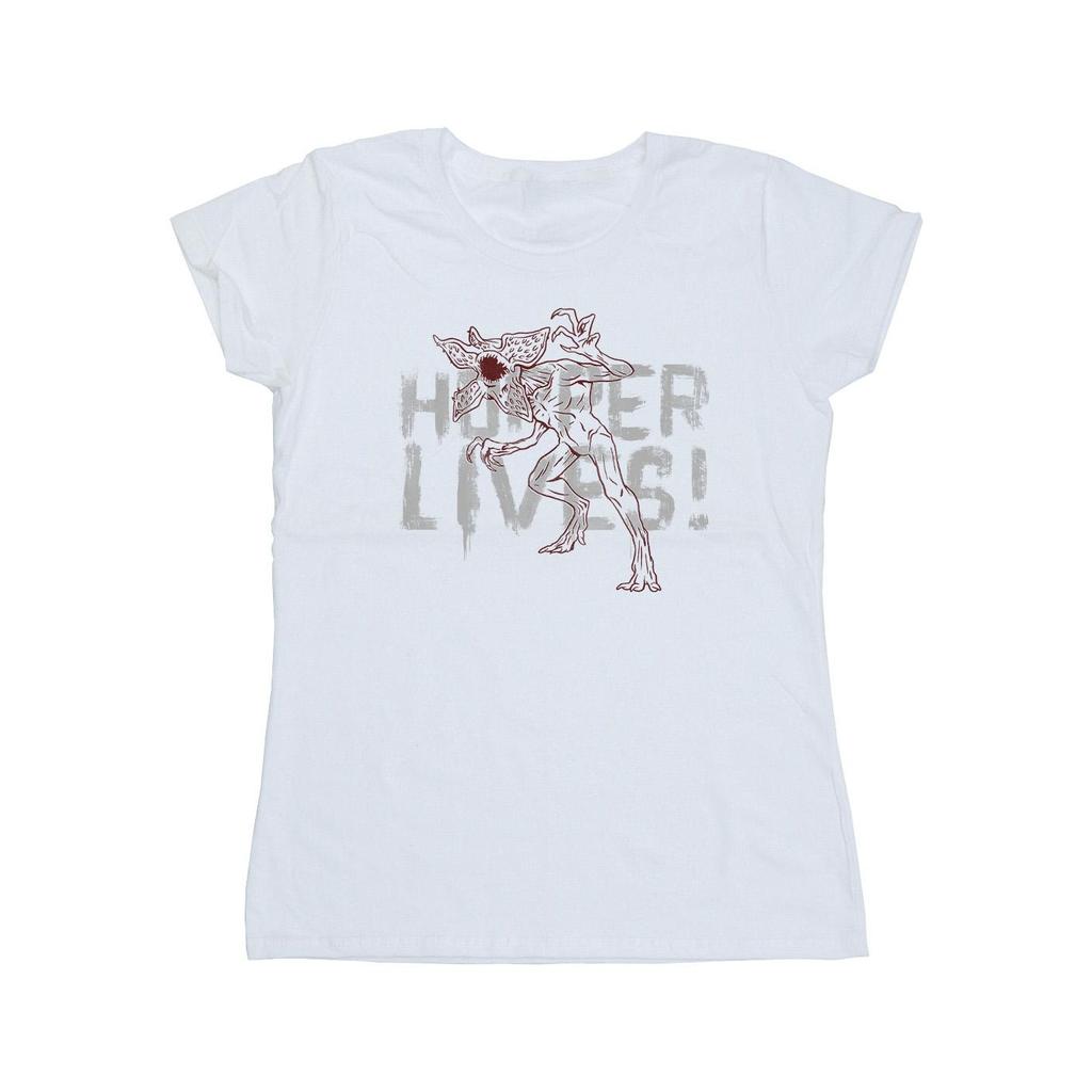 Netflix Womens/Ladies Stranger Things Hoppers Live Cotton T-Shirt