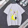 Sailor Moon Graphic T Shirts Japanese Anime Kawaii Y2k Clothing Alphabet T-shirt Streetwear Sportswear Unisex Tops Goth Clothes