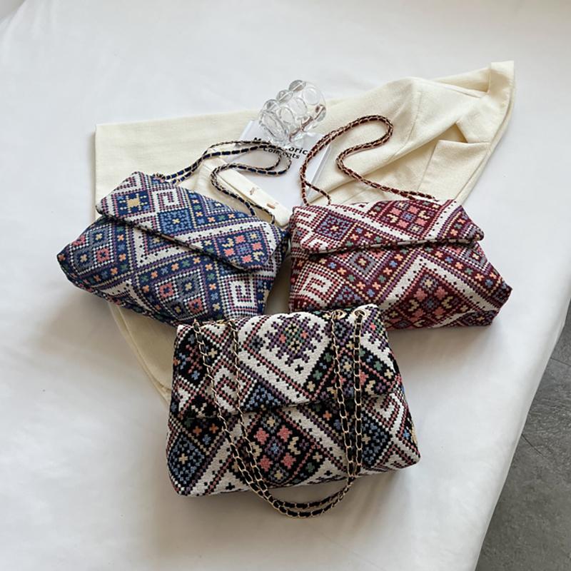 Женская модная повседневная сумка через плечо, новая стильная сумка через плечо с цепочкой, модная и простая большая сумка