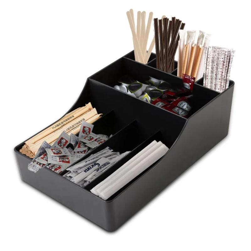A multifunctional storage rack and box suitable for coffee shops, milk tea shops, dining bars, and bar counters