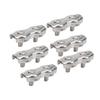 6pcs Duplex Wire Rope Clip Cable Clamps Stainless Steel Duplex 2‑Post Cable Clamp for Wire RopeM4
