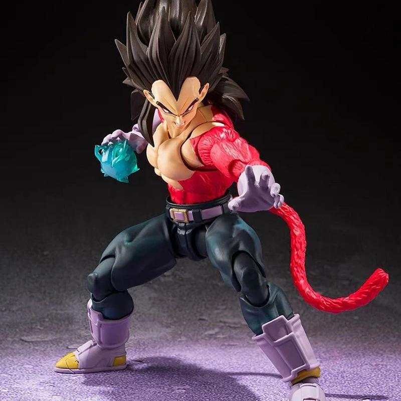 Фигурки SHF Dragon Ball GT Супер Сайян 4 Сон Гоку Веджета Фигурка Действия Подвижная Коллекция Аниме Божественный Сайян Гоку Модель Кукла Игрушки