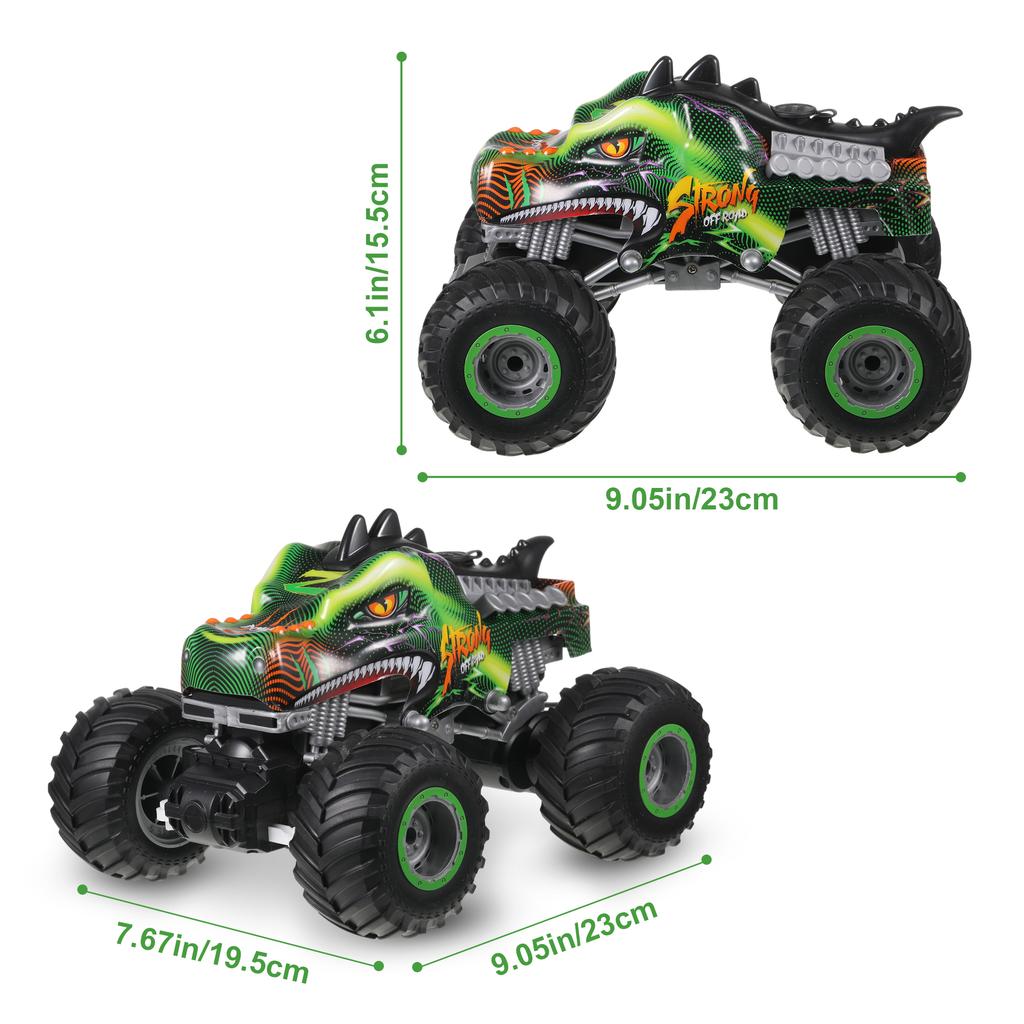 RC Truck With Lighting And Sound Effects - Gift For Kids Truck RC Car Electric Remote Cars