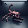 3D-печатная модель акулы с восемью щупальцами, гибкая фигурка полуосьминога для декора стола, игрушка-антистресс, глубоководное существо, фиджет, для снятия напряжения