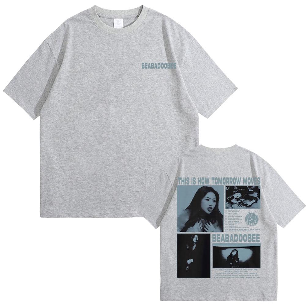 Beabadoobee This Is How Tomorrow Moves Графическая футболка Мужская Женская Мода Повседневные Футболки Оверсайз Мужские Хлопковые Футболки Подарок для фаната