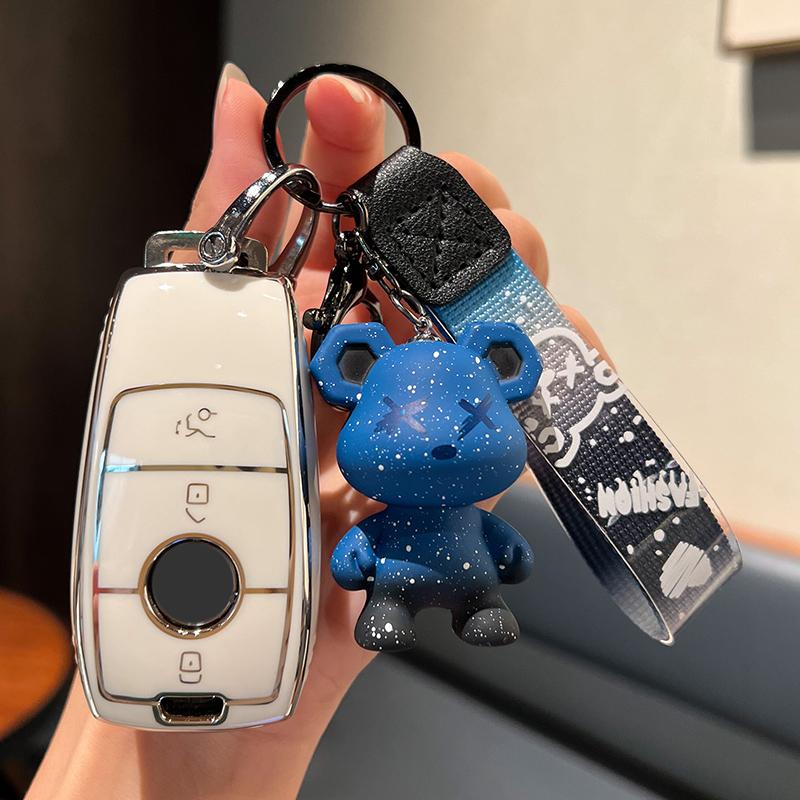 Чехол для автомобильного ключа из ТПУ для Mercedes Benz C260 ABCESG GLB GLC GLE GLS Class E200 E300 W177 W205 W213 W222 G63 X167 AMG