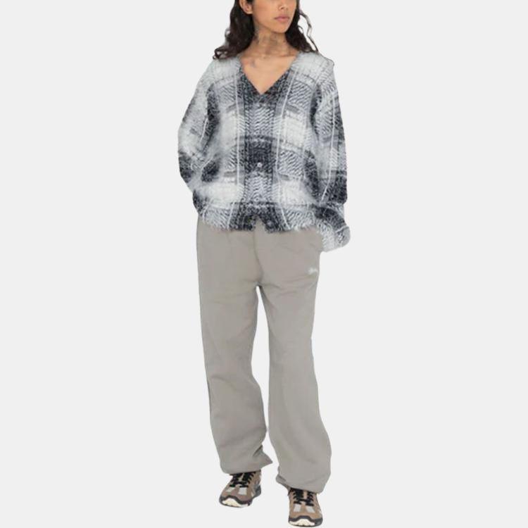 Stussy SS23 Hairy Plaid Cardigan 117169