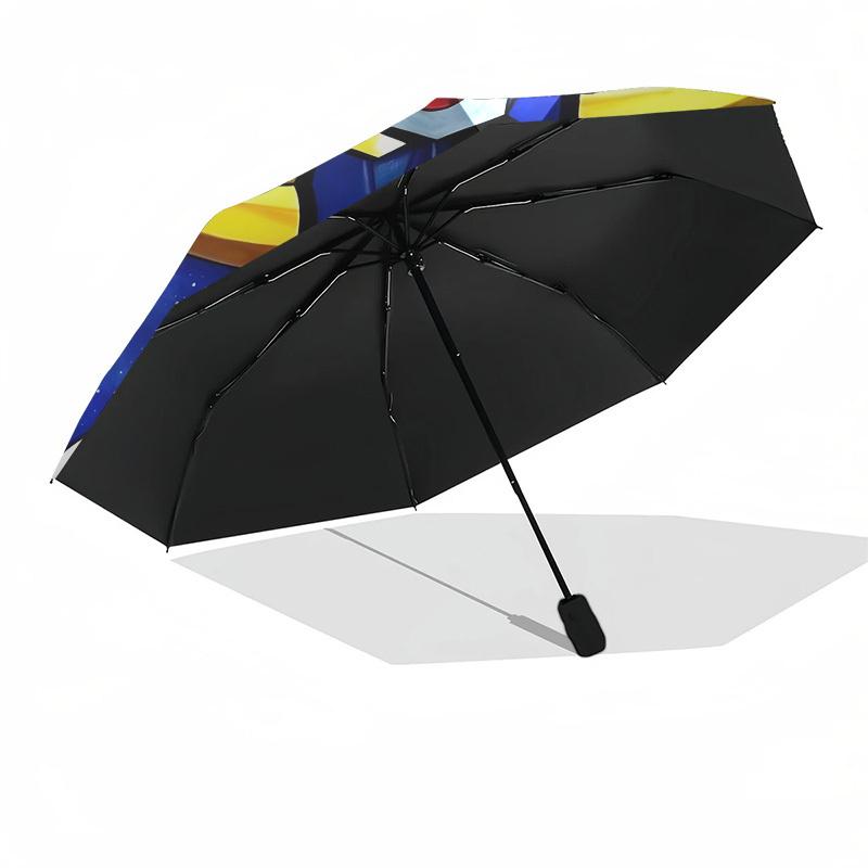 Robots, Space Automatic Opening and Closing, 8 rib Structure Portable Umbrella, Suitable for Men and Women in All Seasons  Perfect Gift for