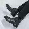 Fashionable Trendy Leather Men's Boots Luxury Brand High Top Men Chelsea Boots High-quality Non Slip Sole Business Leather Boots