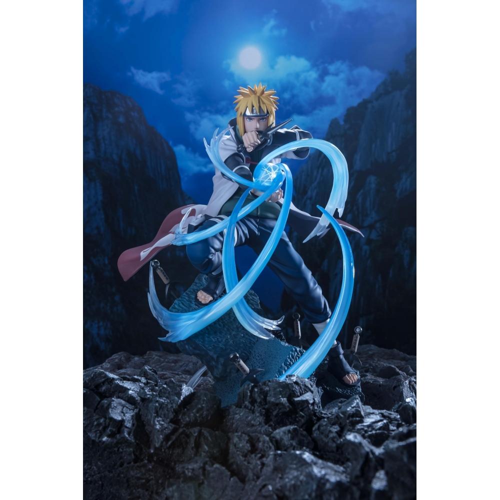 Figuarts ZERO [Super Fierce Battle] NARUTO Shippuden Minato Namikaze - Rasengan - Приблизительно. 200 мм ПВХ и АБС окрашенная полная фигура